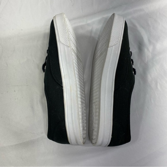 Children’s Place Kids Black Canvas Low Top Sneakers - Picture 3 of 8